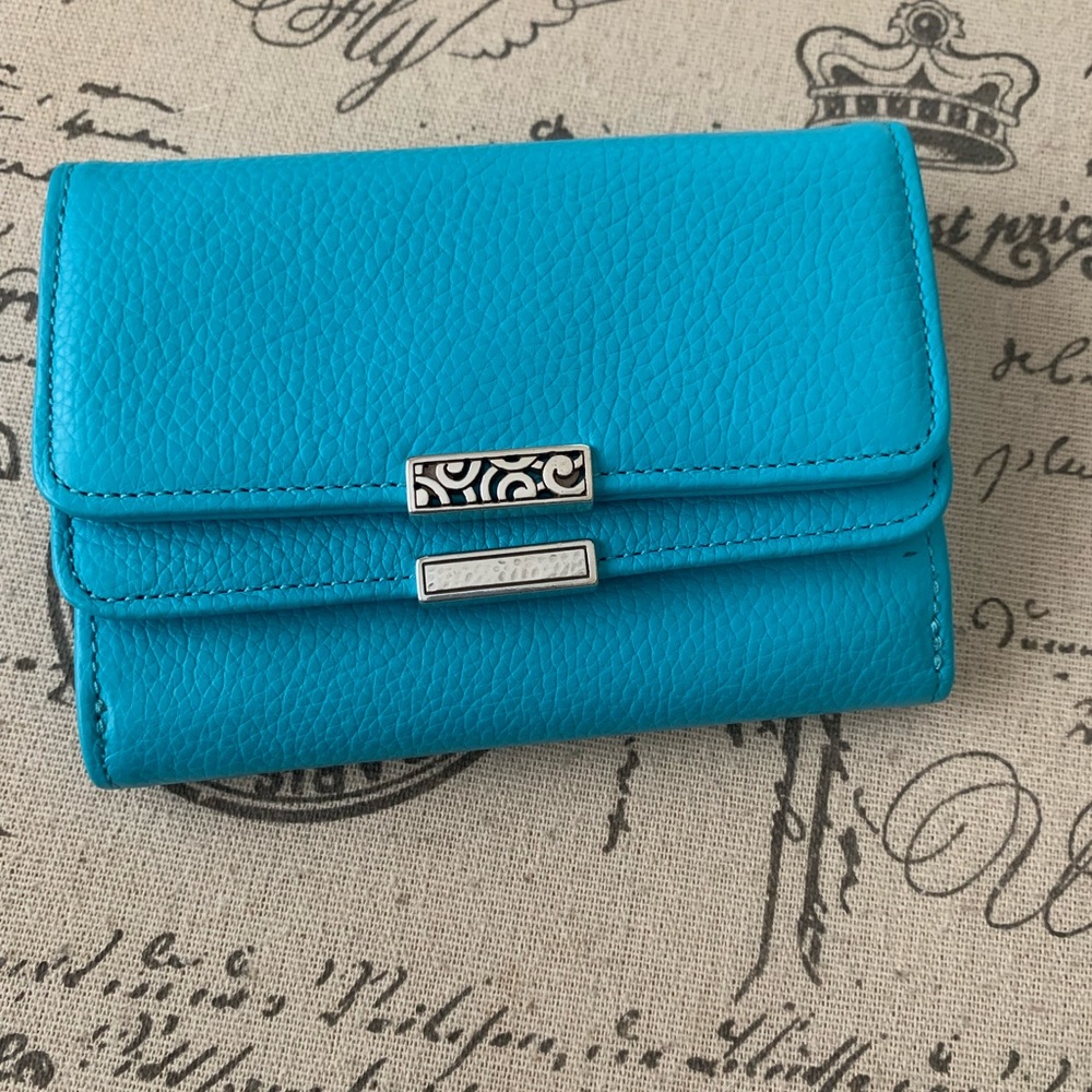Brighton turquoise wallet, never used.